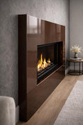 Modern Steel Fireplace Mantel – Custom Contemporary Metal Surround & Frame, Minimalist Fireplace Surround