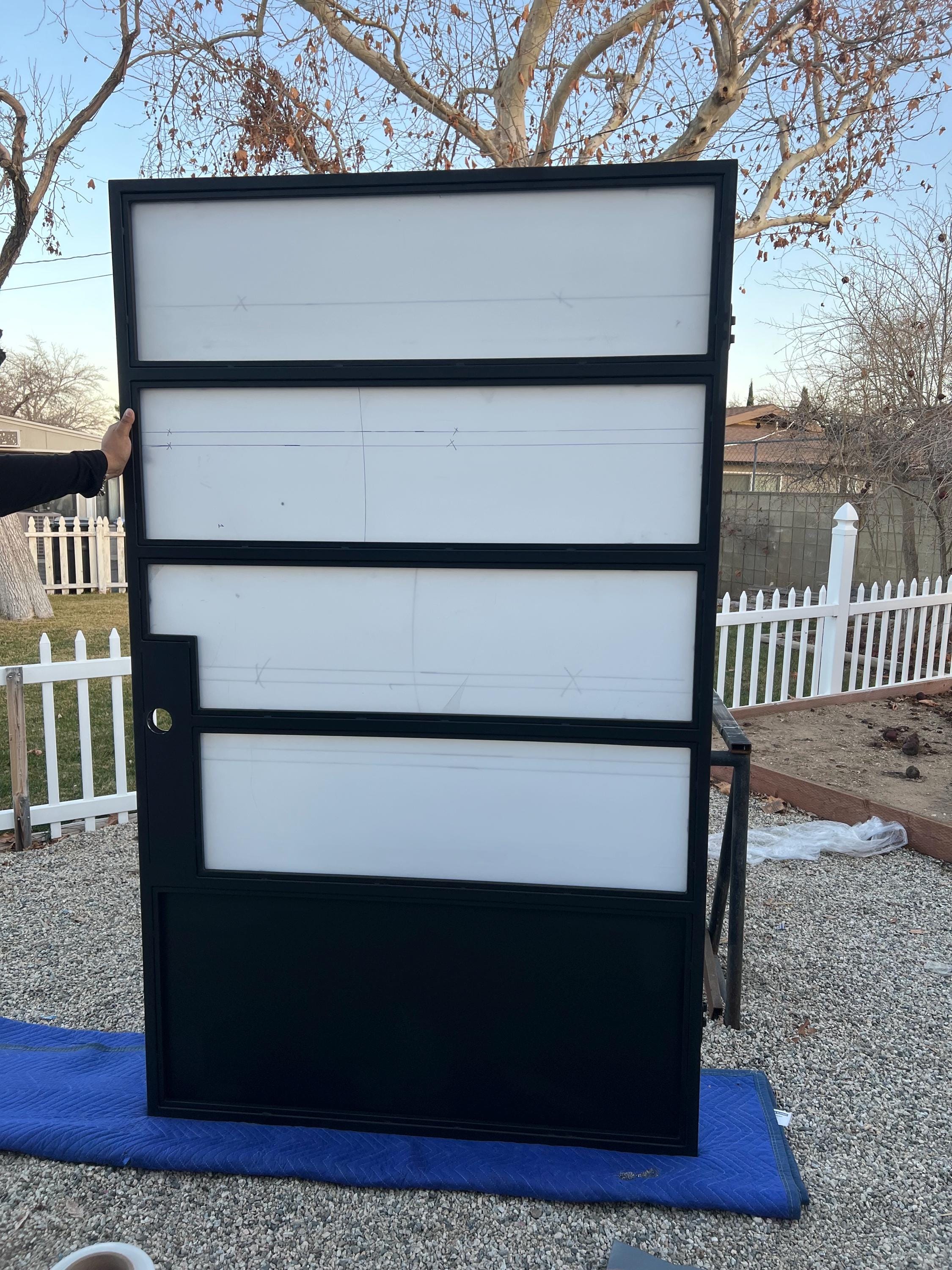 Handmade Modern Plexiglass Door – Custom Interior/Exterior Entry