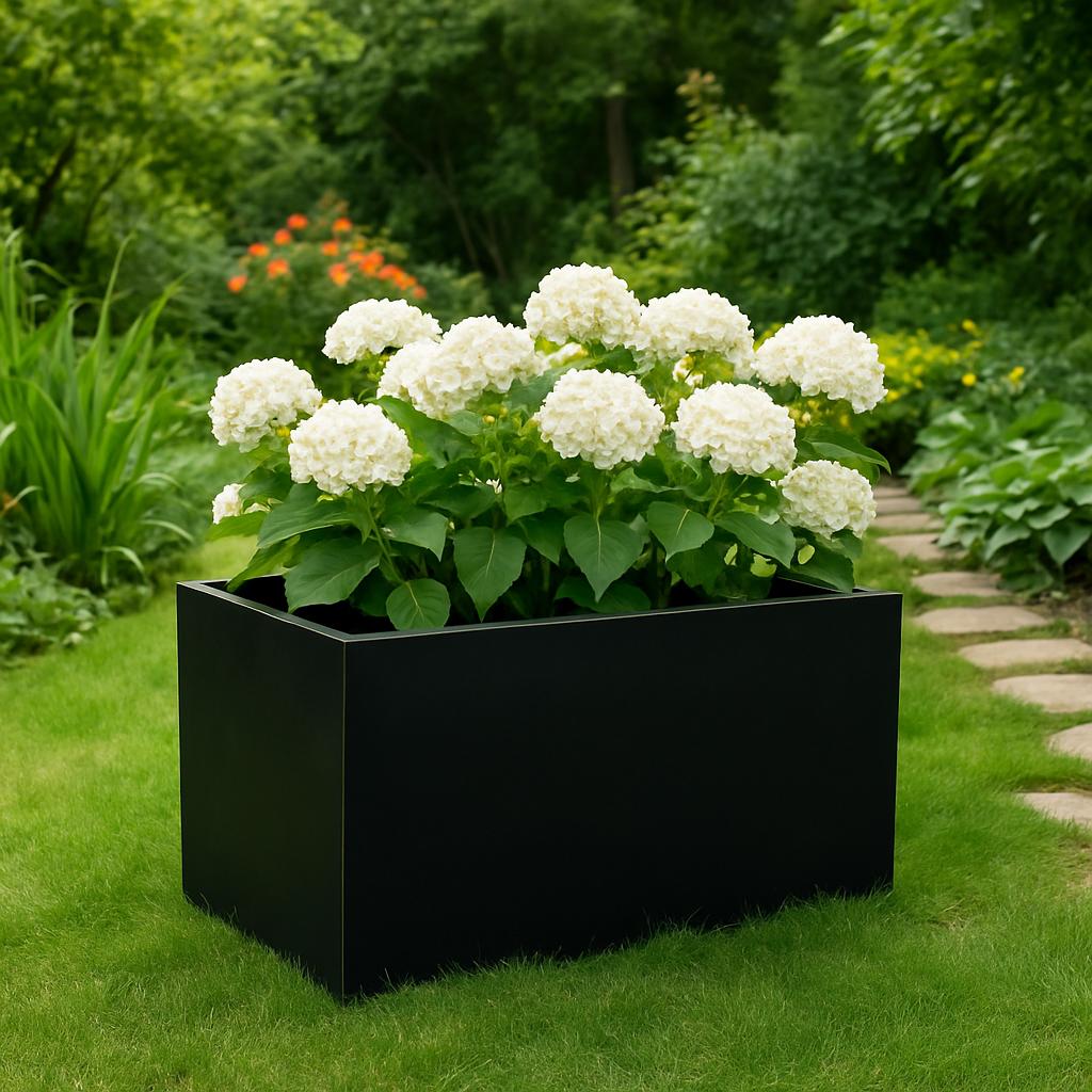 Handmade Modern Steel Planter Box – Rust-Resistant Outdoor Garden Planter