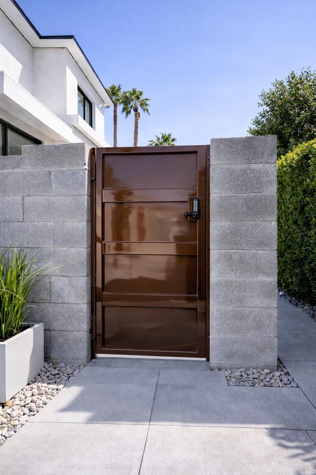 Monterra Panel Steel Security Gate | Modern Privacy Entry Gate