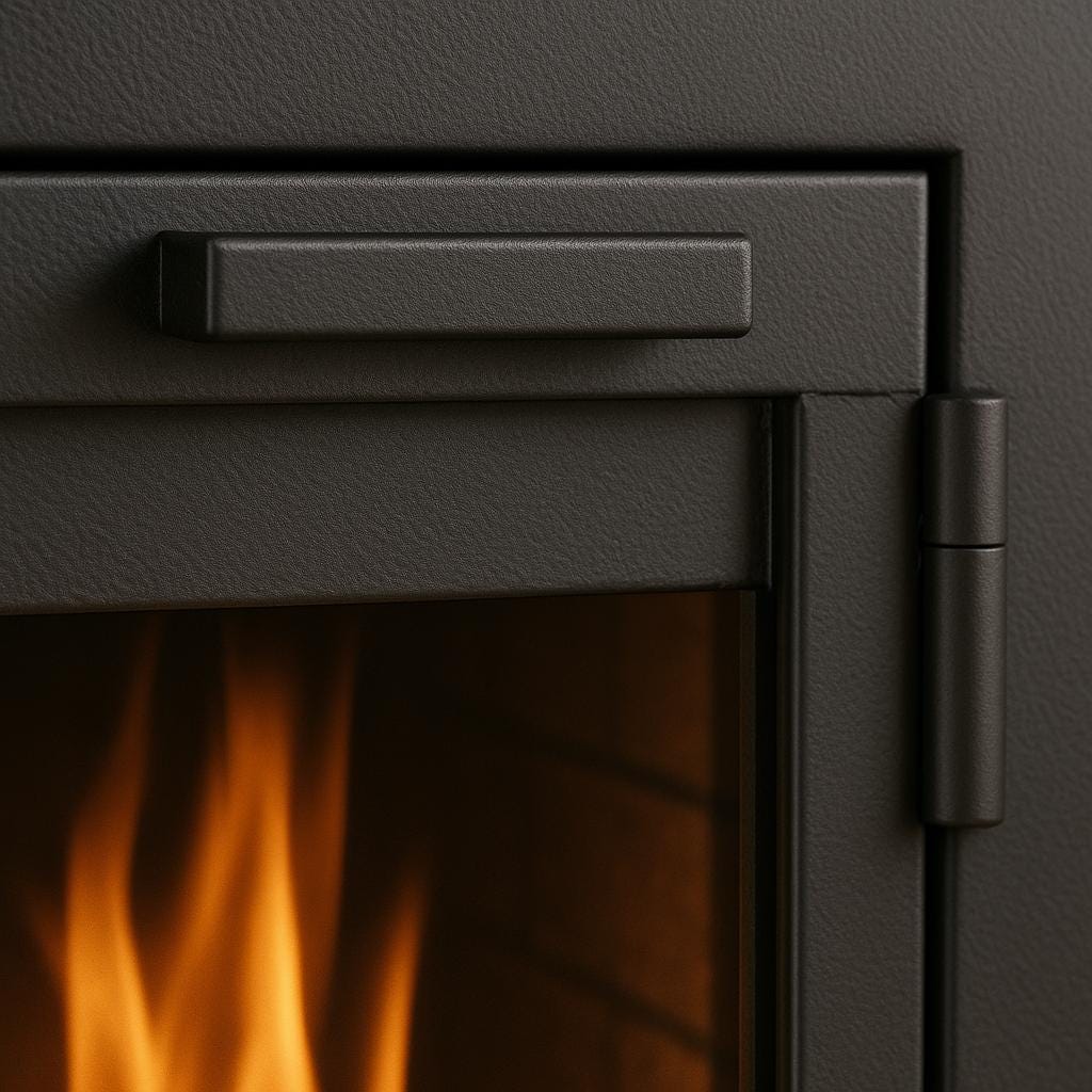 Custom Steel Fireplace Doors: Heat-Resistant Glass, Gasket Seal