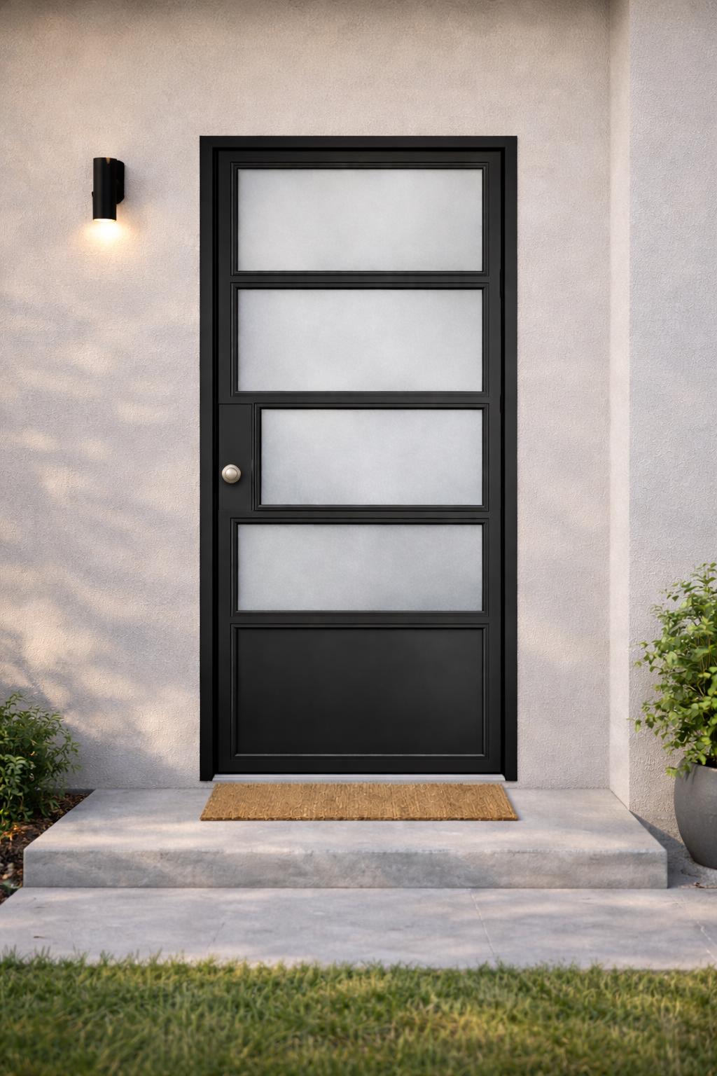 Handmade Modern Plexiglass Door – Custom Interior/Exterior Entry