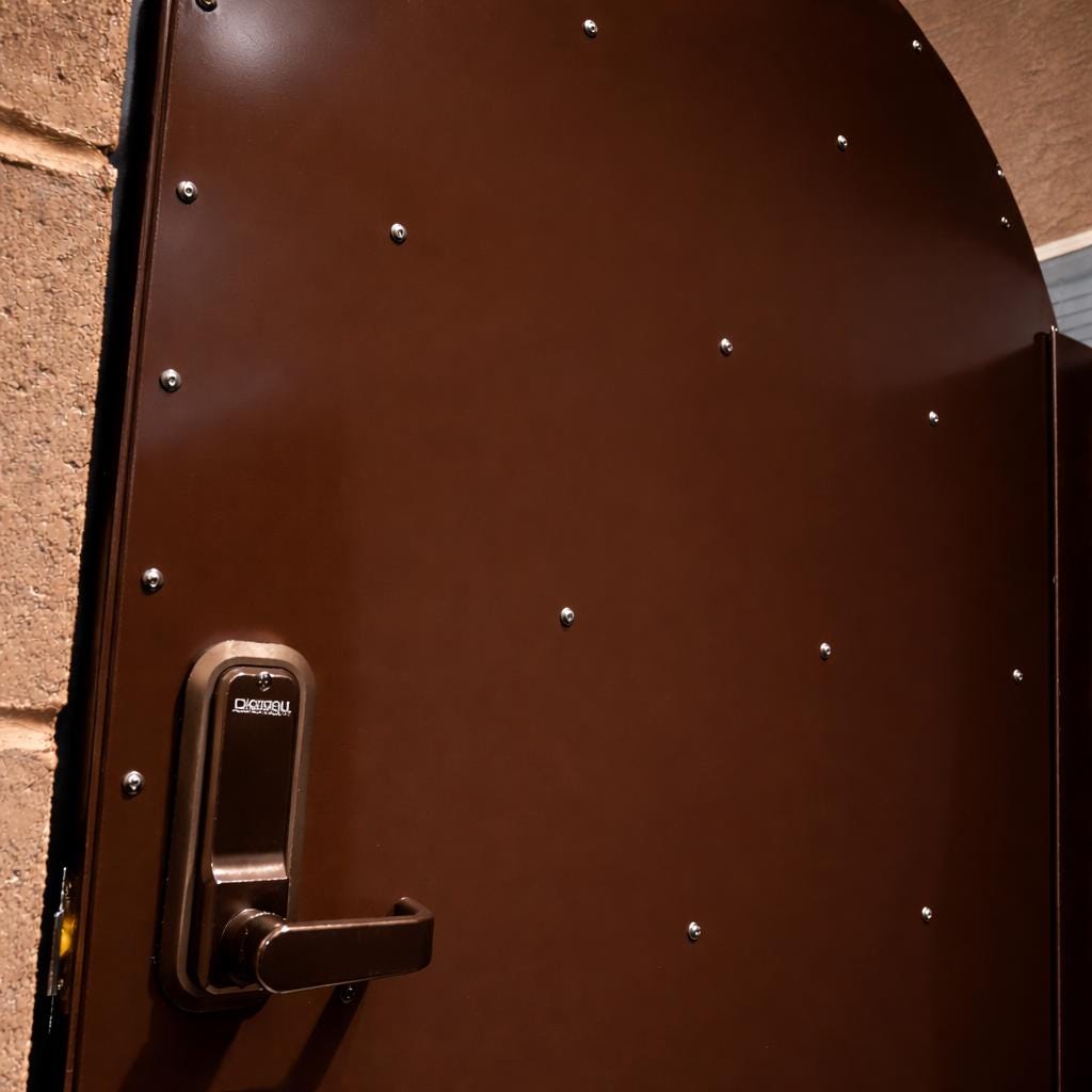 Valerra Scroll Security Gate | Arched Wrought Iron Entry Gate, Custom Steel Privacy Door