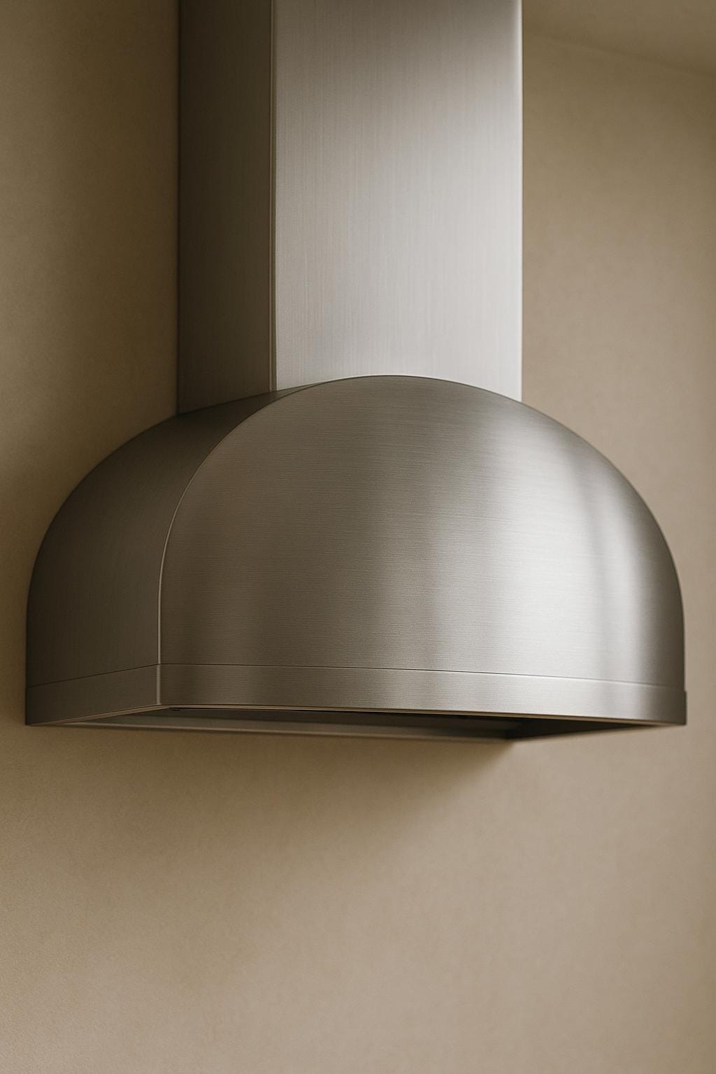 Handmade Modern Steel Range Hood | Matte Black, Brushed Stainless