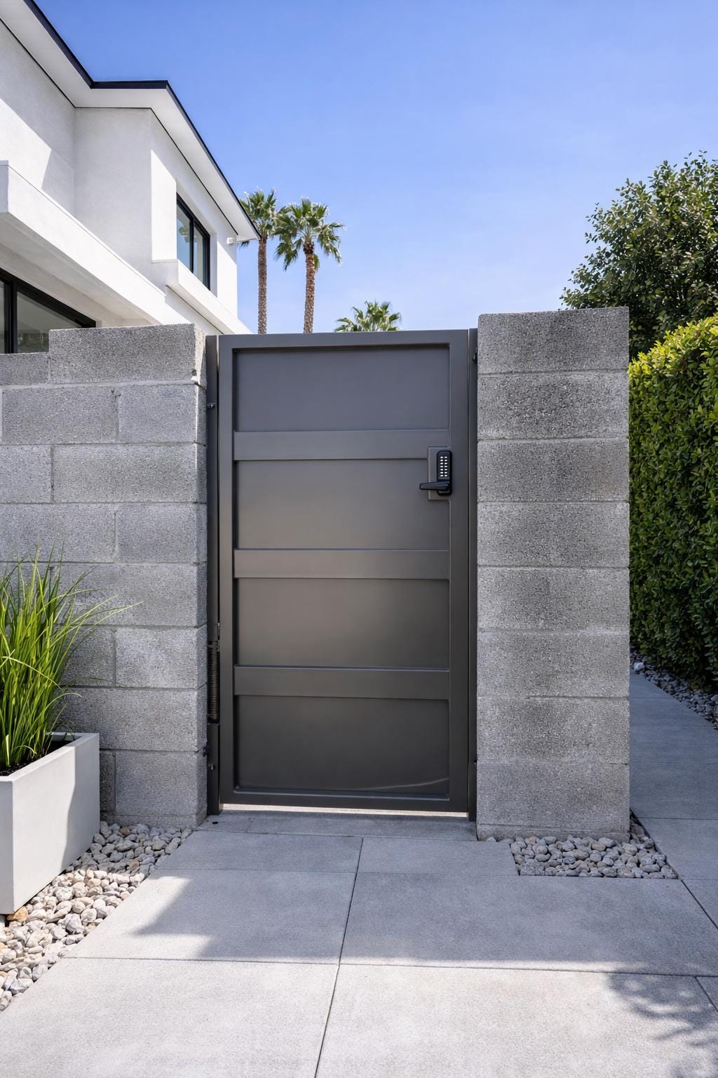Monterra Panel Steel Security Gate | Modern Privacy Entry Gate