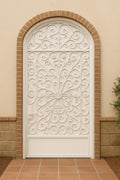 Custom Arched Steel Security Gate | Decorative Scrollwork