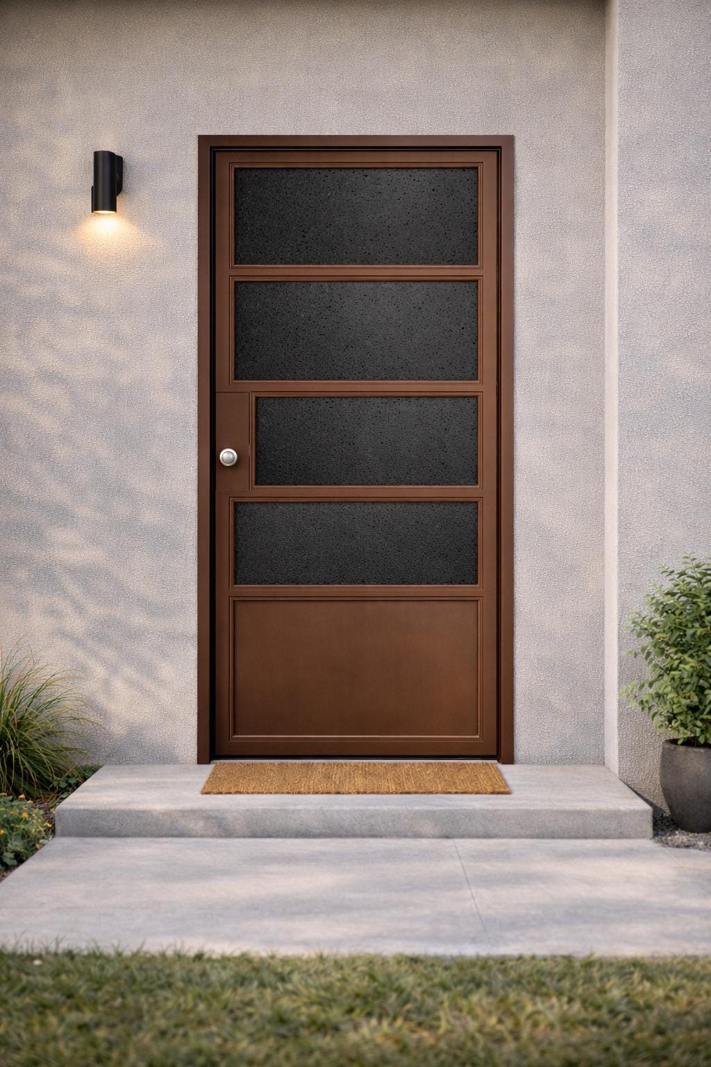 Handmade Modern Plexiglass Door – Custom Interior/Exterior Entry