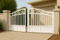 Custom Steel Driveway Gate • Modern Bi-Fold Security Entry