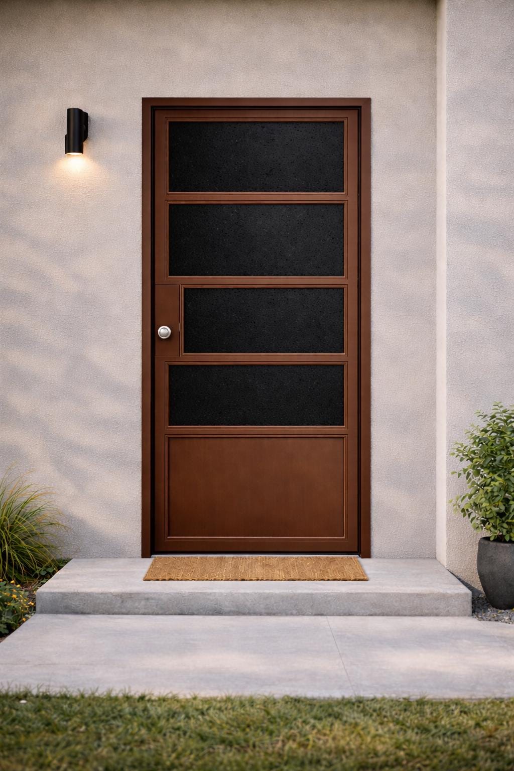 Handmade Modern Plexiglass Door – Custom Interior/Exterior Entry