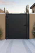 Modern Steel Privacy Gate | 42" Welded Pedestrian Gate