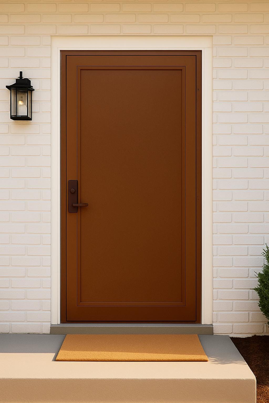 Modern Steel Security Screen Door | Custom Sizes, Powder-Coated