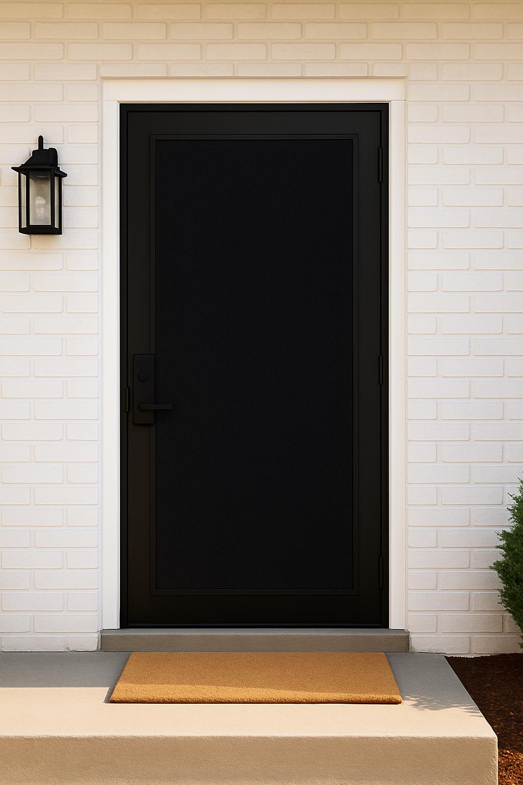 Modern Steel Security Screen Door | Custom Sizes, Powder-Coated