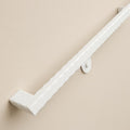Hammered Steel Wall Handrail | Modern Welded Iron Stair Railing