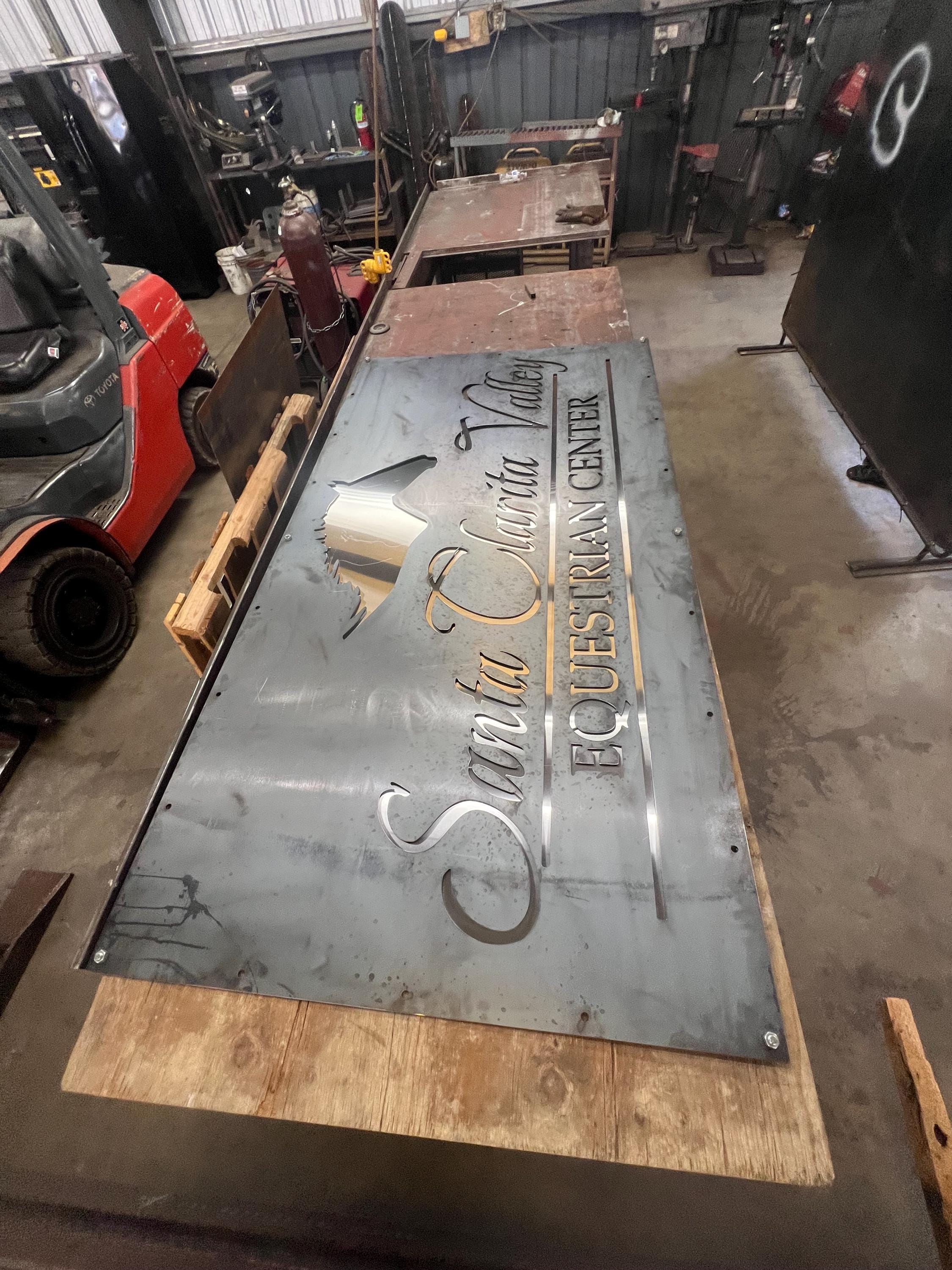 Custom sizes, logos, and large-scale commercial signs available — message us for a quote