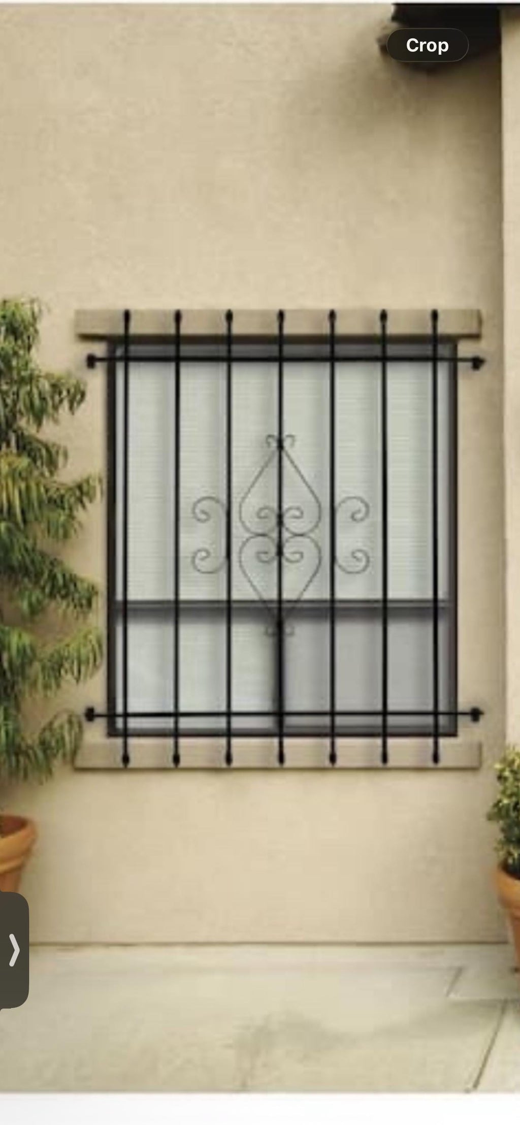 Steel Security Window Bars – Decorative Wrought Iron Window Guard – Custom Frameless Design