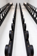 Luxury Powder-Coated Metal Wine Rack | Modern Wall-Mounted Wine Storage System | Custom Height & Bottle Capacity