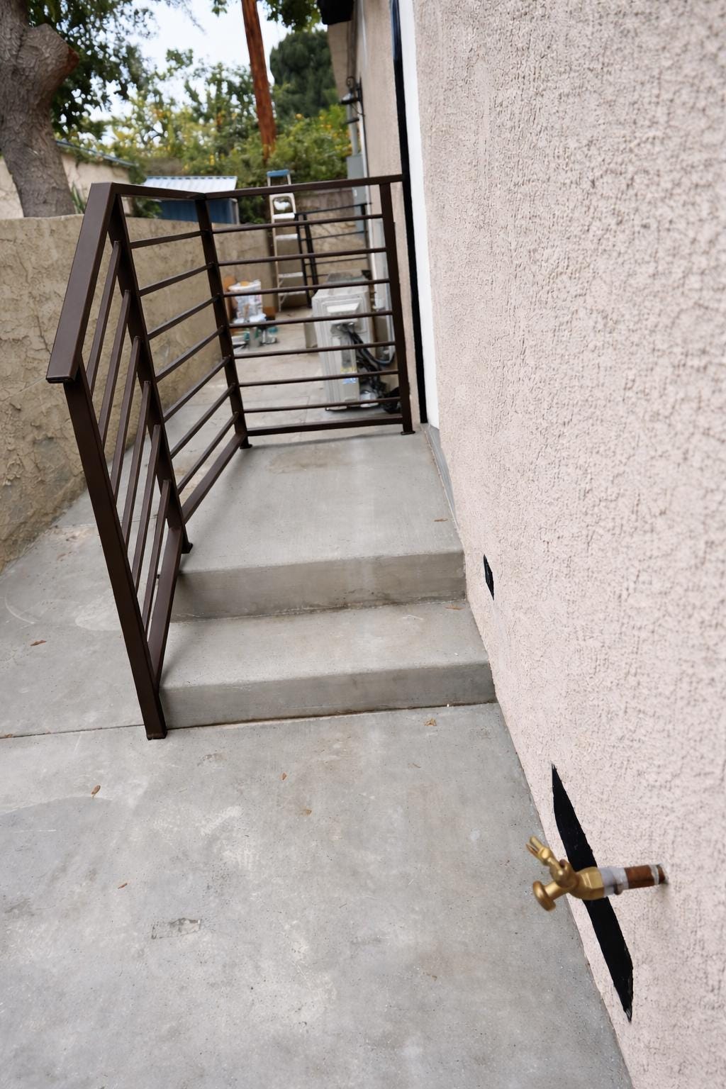 Custom Modern Metal Handrails | Powder-Coated Steel Stair & Entry Railings