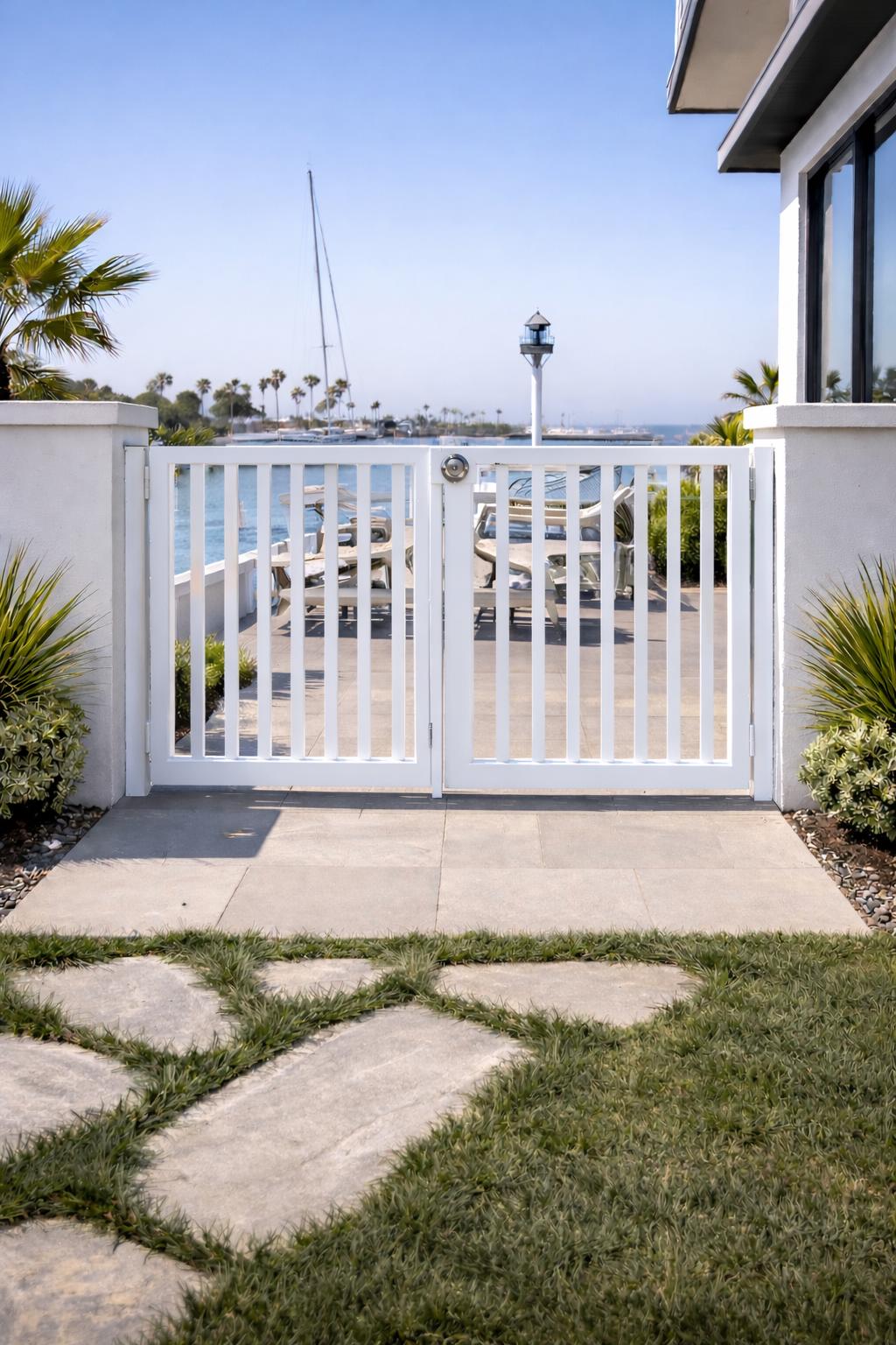 Valen Steel Entry Gate | Powder Coated Walkway Security Door