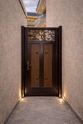 Custom Steel Walk Gate | Modern Garden Path Entry Door, Powder Coated Metal